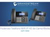 GrandStream GXP1760W, TELEFONO IP GAMA MEDIA, 3 CUENTAS SIP, 6 LINEAS, 2 ETH 10/100MBPS, POE 802.3AF, WIFI INTEGRADO DOBLE BANDA, 4TECLAS XML, COMPATIBLE CON EHS, AUDIO HD