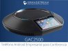 GrandStream GAC2500, TELEFONO IP ANDROID, PARA AUDIO CONFERENCIAS, 6 LINEAS SIP, PANTALLA TACTIL DE 4.3”, PUERTO GIGABIT, AUDIO HD, WIFI INTEGRADO, SOPORTA BLUETOOHT, SOPORTA APPS