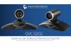 GrandStream GVC3202, SISTEMA DE VIDEOCONFERENCIA, RESOLUCION FULL HD, BLUETOOTH, CONFERENCIA 3 VIAS, 1 PUERTO GIGABIT, 2 SALIDAS HDMI, 9X DE ZOOM OPTICO