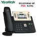YEALINK SIP-T27G, TELEFONO IP POE T27G, 6 LINEA SIP, 2 PUERTOS GIGABIT, DC5V *DISPLAY 3.66”, 8 TECLAS PROGRAMABLES, CONFERENCIA DE 3 VIAS, INCLUYE FUENTE, AUDIO HD, USB