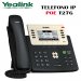 YEALINK SIP-T27G, TELEFONO IP POE T27G, 6 LINEA SIP, 2 PUERTOS GIGABIT, DC5V *DISPLAY 3.66, 8 TECLAS PROGRAMABLES, CONFERENCIA DE 3 VIAS, INCLUYE FUENTE, AUDIO HD, USB