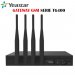 YEASTAR TG400, GATEWAY GSM SERIE TG400,4 PUERTO GSM, GSM 850/900/1800/1900 MHZ, WCDMA 850/1900 MHZ, 850/2100 MHZ, 900/2100 MHZ, PROTOCOLO SIP/IAX2, 1 PUERTO 10/100MBPS