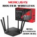 MERCUSYS MR50G, ROUTER WIFI MR50G DOBLE BANDA, AC1900, 130MBPS/5GHz, 600MBPS/2.4GHZ, 2 PUERTOS GIGA, 6 ANTENAS FIJAS, MU-MIMO