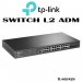 TP-LINK TL-SG3428, SWITCH JETSTREAM, 24 PUERTOS GIGABIT L2, 4 PUERTOS SFP, SOPORTA VLAN, SOPORTA QOS, ADMINISTRACION WEB/CLI, SOPORTA SNMP-ROM, STP/RSTP/MSTP, RACKEABLE, CAPA 2