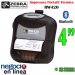 ZEBRA RW420 BLUETOOH, Impresora Portatil de 4 Trmica de Recibos, Facturas y Etiquetas con conexin Bluetooth, IP54, Ideal para Puntos de Venta mviles, Servicio en Sitio, Puntos de Distribucin y Control