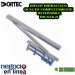 DORTEC BH-65K-O, BRAZO HIDRAULICO OCULTO COMPLETAMENTE REVERSIBLE, CIERRE POR ACCION DE FLUIDO HIDRAULICO, DOBLE AJUSTE DE LA VELOCIDAD DECIERRE Y DEL GOLPE FINAL, SOPORTA HASTA 6