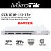 Mikrotik CCR1016-12S-1S+, CLOUD CORE ROUTER, CPU TILE-Gx16, CPU 1,2GHz, 2GB RAM, 12 PUERTOS SFP, 1SFP+, PUERTO CONSOLA, 16 NUCLEOS, 2 FUENTES REDUNDANTES, LIC. 6, MICRO USB,  RACKEABLE