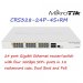 Mikrotik CRS328-24P-4S+RM, CLOUD ROUTER SWITCH, 24 PUERTOS GIGABIT POE, 4 PUERTOS SFP+, DUAL BOOT SwOS/ROUTEROS, CAPA 3, 1SERIAL PORT, CPU 800MHZ, RAM 512MB, RACKEABLE, LIC.5