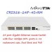 Mikrotik CRS328-24P-4S+RM, CLOUD ROUTER SWITCH, 24 PUERTOS GIGABIT POE, 4 PUERTOS SFP+, DUAL BOOT SwOS/ROUTEROS, CAPA 3, 1SERIAL PORT, CPU 800MHZ, RAM 512MB, RACKEABLE, LIC.5