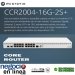 Mikrotik CCR2004-16G-2S+PC, CLOUD CORE ROUTER, CPU ALVINO V2, 4GB RAM, 16 PUERTOS GIGAS, 2SFP+PUERTO CONSOLA PASIVE COOLER, LIC. 6 MICRO USB RACKEABLE, LIC NIVEL6