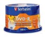 VERBATIM DVD-R IMPRIMIBLE BLANCO CAMP 50 PZAS