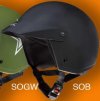 .CASCO JET VINTAGE NEGRO MATE, LIQUIDACI�N
