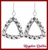 Aros de Plata 925 Triangulares