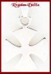Dije de Plata Modelo Cruz Patada