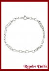 Pulsera Plata Italiana Combinada Juliana