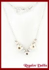 Gargantilla Plata Italiana Corazon Estrella