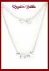 Gargantilla Plata Italiana Modelo 4 Esferas