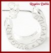 Aros de Plata Modelo Bvlgari