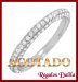 Anillo Plata Rodinada CZ Cristal Sinfin T/Pav