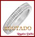 Anillo Plata Rodinada CZ Cristal Sinfin T/Brillante