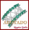 Anillo Plata Rodinada Esmeraldas Naturales