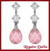 Aros de Plata Rodinada Cubics R. de Francia