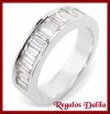 Anillo Plata Rodinada CZ Cristal Sinfin 1/2