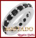 Anillo Plata Rodinada Zafiros Naturales Sinfin