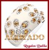 Anillo Plata Esmaltada Brillantes/Citrinos