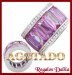 Anillo Plata Rodinada Amatista CZ Sinfin