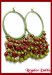 Aros Fashion Jewelry Argollas con Piedras