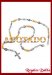 Rosario de Acero Y Oro Eslabón Combinado