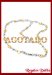 Rosario de Acero Y Oro Eslabón Combinado
