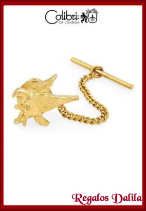 Traba Corbata Ench. en oro Amarillo