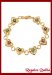 Pulsera Plata Ench Oro Esm. Zf. Rub