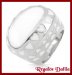 Anillo de Acero Esmaltado Oval