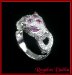 Anillo Plata 925 Rubes y Cubics Pantera