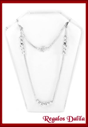 Gargantilla Plata Italiana Con Bolitas