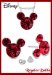 Conjunto de Plata Rodinada Mickey