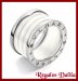 Anillo de Acero Bvlgar B-Zero White/Plat