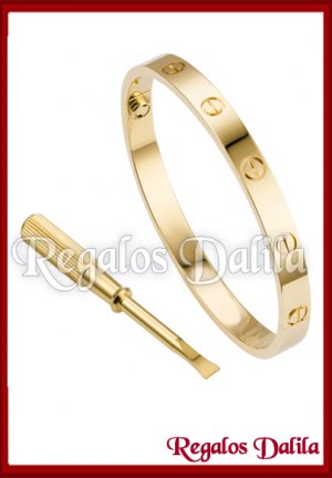 Pulsera A. Quirúrgico LOVE GOLD