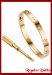 Pulsera A.Quirrgico LOVE GOLD CZ