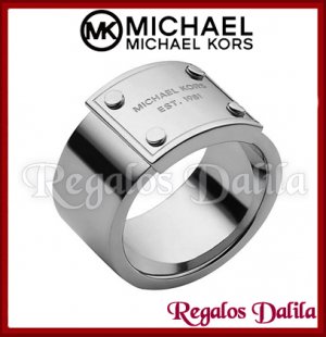 Anillo de Acero SILVER Modelo Michael Kors