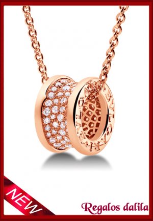 Dije/Cad Acero Bvlgar B-Zero Pavé Rose
