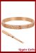 Pulsera A.Quirrgico LOVE PAV ROSE