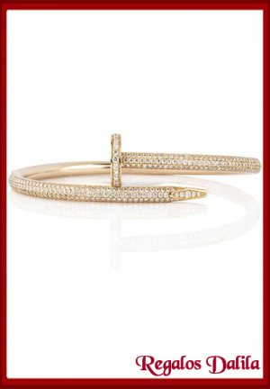 Pulsera A.Quirúrgico CLOU PAVÉ GOLD