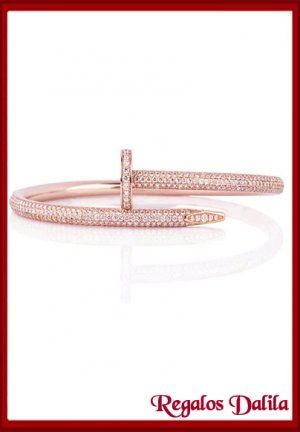 Pulsera A.Quirúrgico CLOU PAVÉ ROSE