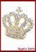 Prendedor Corona Gold C/CZ