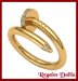 Anillo Acero Quirrgico GOLD CZ CLOU