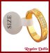 Anillo Acero Quirrgico GOLD PAVED 2H